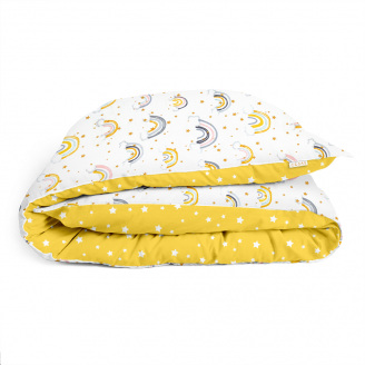 Детский пододеяльник COSAS RAINBOWS Ранфорс 110х140 см Желтый