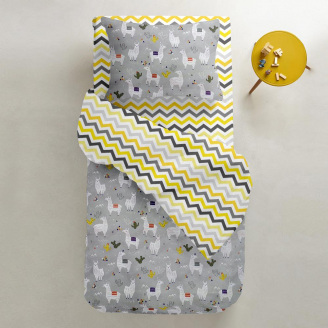 Дитяча підковдра COSAS CAMEL Ранфорс 110х140 см Сірий