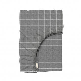 Простыня на резинке 140х200 см CELL CS1 COSAS серый