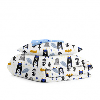 Подростковый комплект COSAS CASTOR STARS Ранфорс 155х215 см