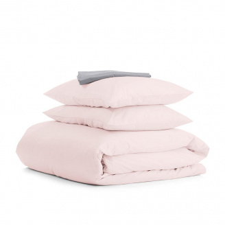 Семейный комплект постельного белья Sakura CS3 COSAS розовый 2х160х220 см