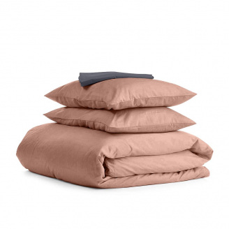 Полуторное постельное белье Beige CS4 COSAS серый 160х220 см