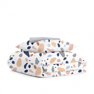 Дитяча постільна білизна в ліжечко GEMSTONES CS7 Cosas рожевий 110х140 см