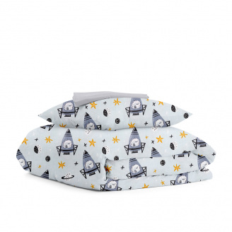 Подростковое постельное белье SPACE CS3 COSAS серый 155х215 см