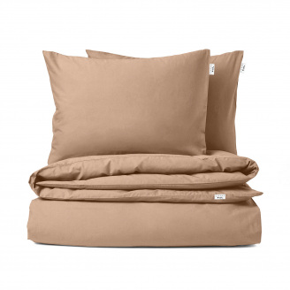 Євро комплект без простирадла COSAS RUM Ранфорс 200х220 см Коричневий