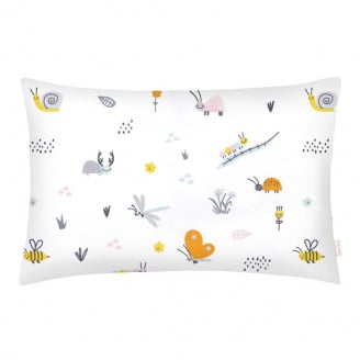 Дитяча наволочка COSAS BEES Ранфорс 40х60 см Білий
