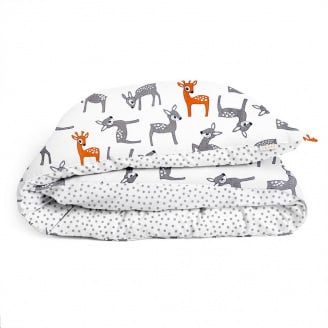 Підліткова підковдра COSAS BAMBI Ранфорс 155х215 см Сірий