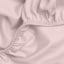Двоспальна постіль сатин з простирадлом на гумці PETAL Cosas Пудра 180х220 см Єланець