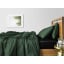Полуторна постільна білизна Green COSAS зелений 160х220 см Ясногородка