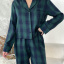 Пижама женская COSAS Scottish L-XL Сине-зеленый (188Scottish_blue_green_ML) Вышгород