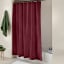 Шторка для душа и ванной COSAS WINE с кольцами 180х200 см Бордовый Пологи