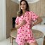 Піжама жіноча COSAS Heartbeat M Рожевий (Heartbeat_pinklips_M) Київ