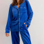 Пижама женская COSAS Velour Harmony S Синий Киев