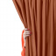 Штори на кухню та кімнату AMBER 2шт Cosas Теракотовий 180х270 см Цумань
