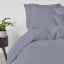 Комплект полуторного постельного белья на резинке COSAS STORMY Ранфорс 160х220 см Стальной Ясногородка