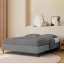 Ліжко двоспальне COSAS Kiwi Stone 180x200 см Базальт Камінь-Каширський