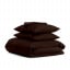 Евро комплект COSAS CHOCOLATE SATIN 200х220 см Шоколад Братское