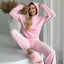 Домашняя одежда женская COSAS Hugs M-L Розовый Петрово