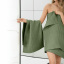Полотенце вафельное COSAS Olive Greek Waffle 40x70 см Оливковый Братское