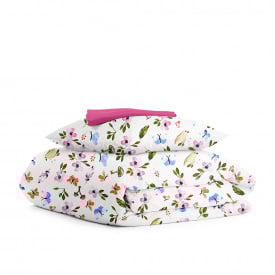 Підліткова постіль з простирадлом на гумці COSAS Happy Birds CS3 160х220 см Різнокольоровий