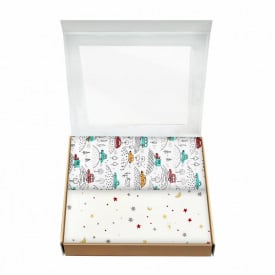 Набір пелюшок COSAS MOON CARS Бязь 80х100 см 2 шт Білий