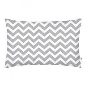 Євро наволочка COSAS GREY ZIGZAG Ранфорс 50х70 см Сірий