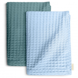 Вафельные полотенца COSAS Fancy Greek Waffle CS1 Бирюзово-голубой 2 шт