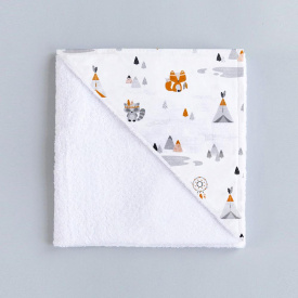 Непромокаемая пеленка COSAS DREAM ANIMALS Ранфорс 70х120 см Белый