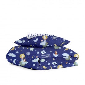 Подростковое постельное белье LITTLE PRINCE STAR COSAS Голубой 155х215 см