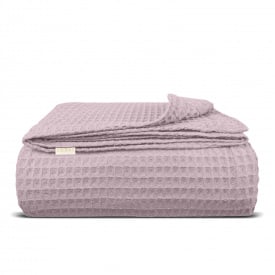 Плед-покрывало вафельное COSAS 200х220 см Laurel Greek Waffle Лиловый