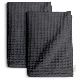 Вафельные полотенца COSAS Lava Greek Waffle CS1 Антрацитовый 2 шт