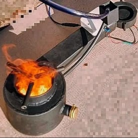 Пальник опалення на відпрацюванній олії для обігріву промислового приміщення