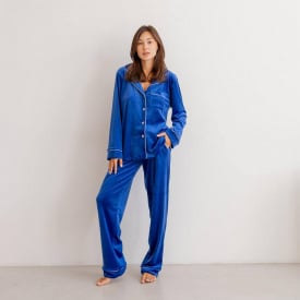 Пижама женская COSAS Velour Harmony XL Синий