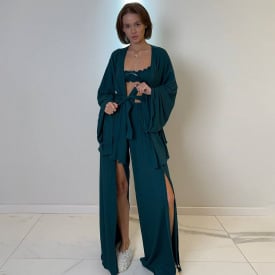 Домашній костюм COSAS Serena Home L Смарагдовий