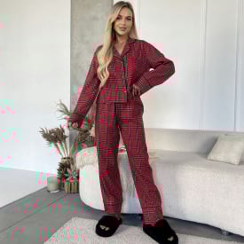 Пижама женская COSAS Scottish L-XL Разноцветный (188Scottish_red_ML)