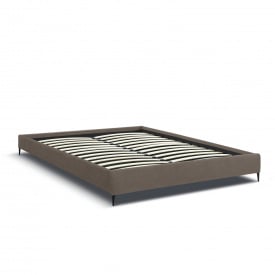 Ліжко двоспальне COSAS Mandarin Latte 160x200 см Бронза