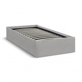 Ліжко односпальне COSAS Papaya Rocky 90х200 см Сірий