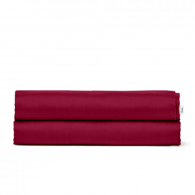 Простирадло півтораспальне COSAS RUBY Ранфорс 155х240 см Бордо