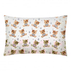 Дитяча наволочка COSAS BEAR Бязь 40х60 см Бежевий