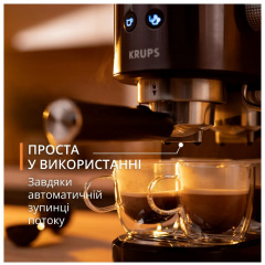 Кавоварка еспресо Krups XP444G10 1 л Чорний (6952971) Слов'янськ