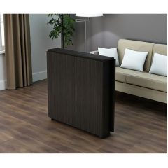 Стол-книжка Tobi Sho "Праздничный" обеденный для кухни, столовой, гостиной ДСП, 800х1515х730 мм Дуб венге Ясногородка