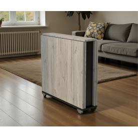 Стол кухонный Tobi Sho "Диалог" раскладной на колесах для кухни, гостиной, офиса, 800х2750х730 мм Хортица