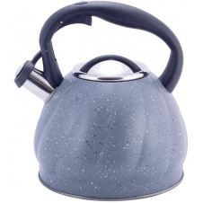 Чайник для плиты Grey Marble из нержавеющей стали 3л Kamille DP262136