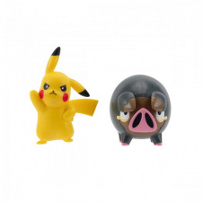 Фигурки игровые Pokemon Pikachu and Lechonk W17 Разноцветный 2 шт KD229659