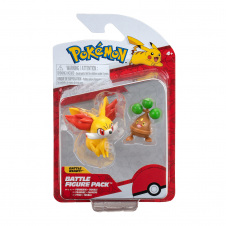 Мини игровая фигурка Pokemon Fennekin and Bonsly 5 см Разноцветный 2 шт KD228839
