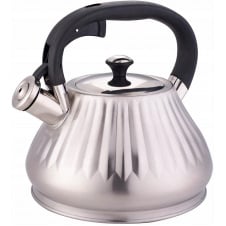 Чайник для плиты Whistling Kettle Marshmallow 3л из нержавеющей стали 3л silver Kamille DP262115