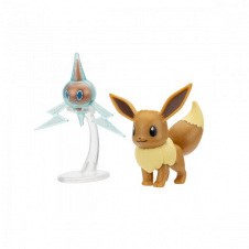 Фигурки игровые Pokemon Eevee and Rotom W17 5 см Разноцветный 2 шт KD229660