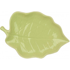 Набор фигурных тарелок BonaDi Green Sheet 25х17 см Салатовый 6 шт DP230999