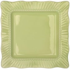 Набор квадратных тарелок BonaDi Green 30х30 см Салатовый 6 шт DP230989