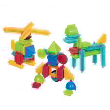 Конструктор детский Battat Lite Строитель 56 деталей Разноцветный KD229343